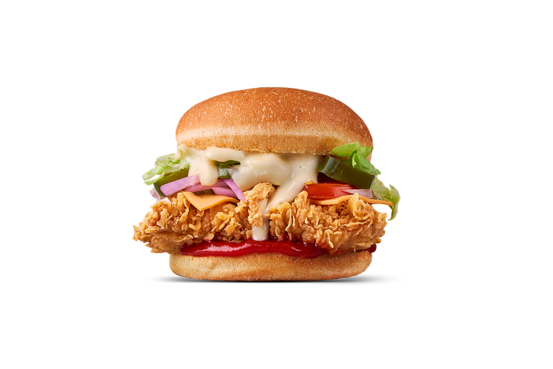 Spicy Rebel burger